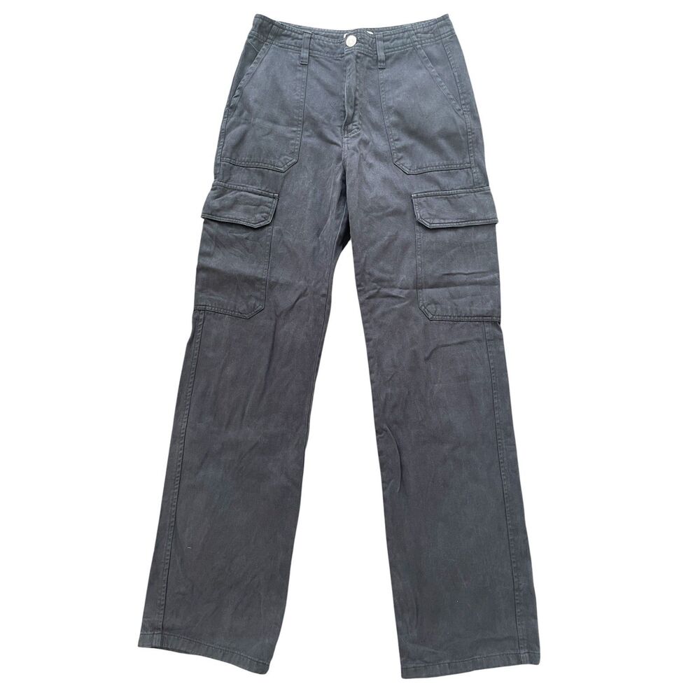 Zara Womens Cargo Pants Sz 4 Baggy Y2k Indie Sleaze Grunge Streetwear 90s